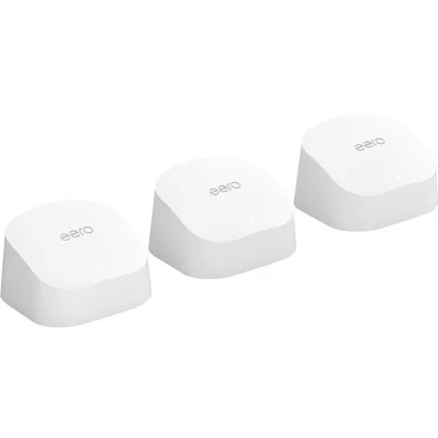 Amazon eero 6 Mesh Wi-Fi 6 System 3-Pack