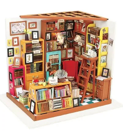 ROBOTIME DIY Miniature House Sam's Study