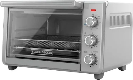 BLACK+DECKER Crisp 'N Bake Air Fry Toaster Oven TO3217SS