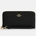 Coach Outlet Long Zip Around Wallet Women's