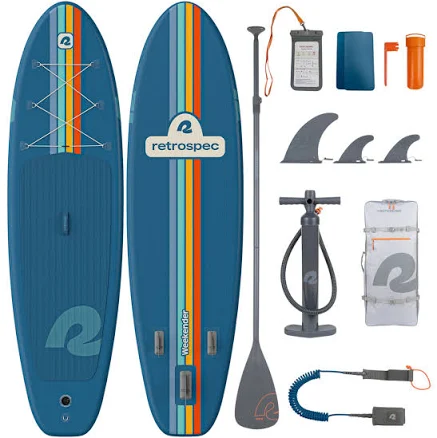 Retrospec Weekender Inflatable Stand Up Paddle Board