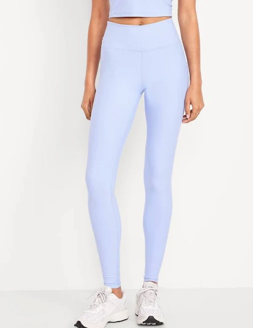 Old Navy Women's High-Waisted Powersoft Full-Length Pocket Leggings