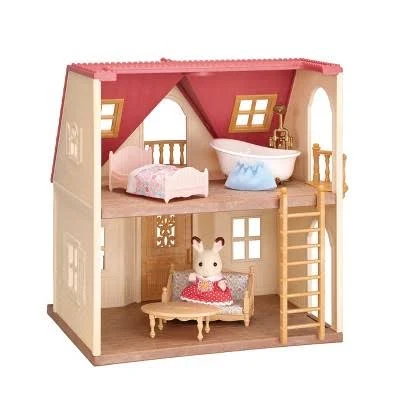 Calico Critters Red Roof Cozy Cottage Starter Home