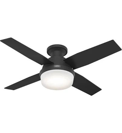 44" Hunter Dempsey LED Ceiling Fan with Remote