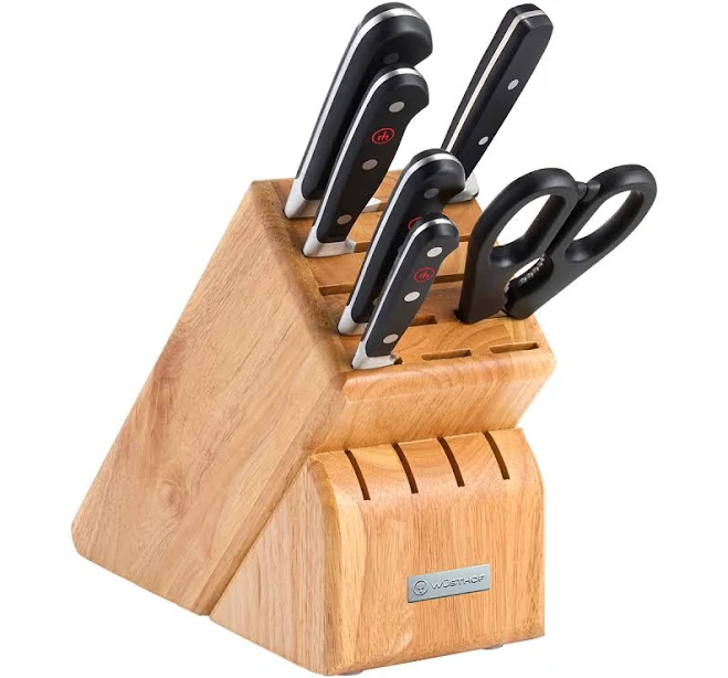 Wusthof Classic Seven Piece Knife Block Set