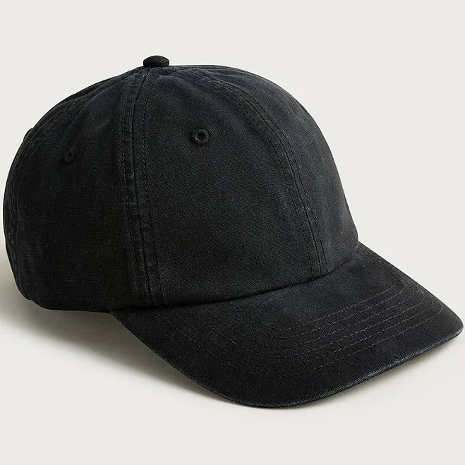 J.Crew Men's Washed Canvas Baseball Cap