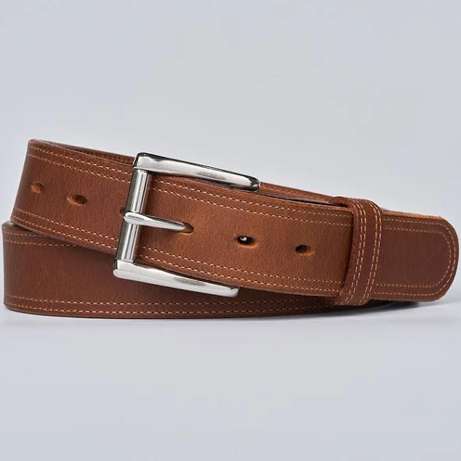 Montana Bison Double-Layer Leather Belt