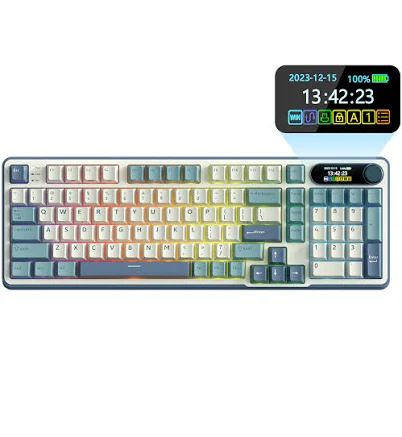 RK ROYAL KLUDGE S98 96% Mechanical Keyboard US QWERTY Layout Blue Switch