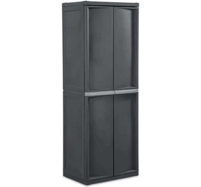 Sterilite 4 Shelf Cabinet Storage