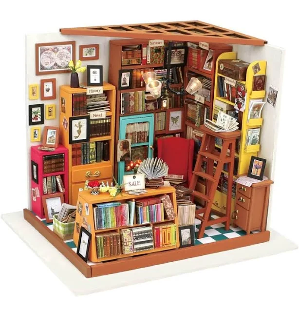 Sam's Study 3D Miniature House Kit