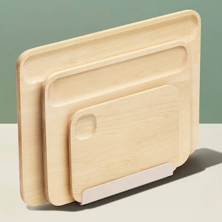 Caraway Birch Wood 4 Piece Cutting Board Set