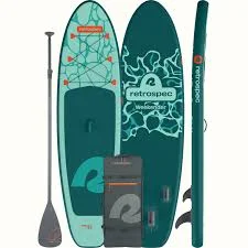 Retrospec Weekender Inflatable Stand Up Paddle Board 10’6”