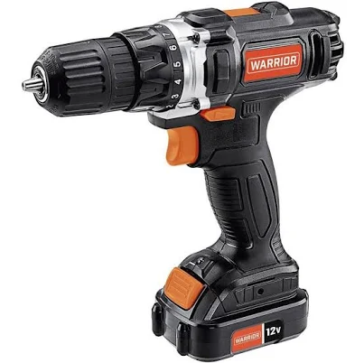 Warrior 12V Cordless Drill driver Kit Rechargeable Screwdriver with LED