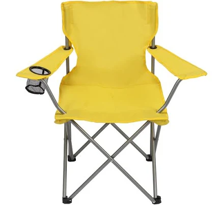 Ozark Trail Basic Quad Folding Camp Chair with Cup Holder