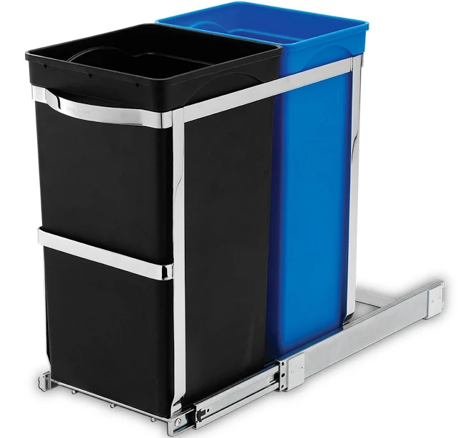 simplehuman 35-Liter Pull-Out Recycler Bin