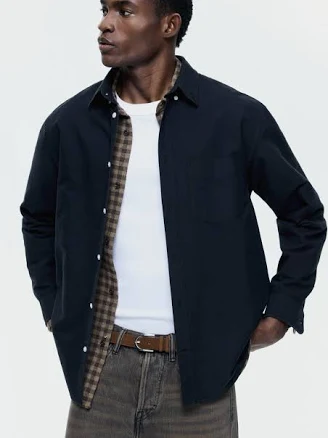 H&M Men's Regular Fit Oxford Shirt