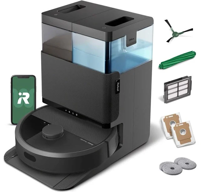 Roomba Plus Combo Robot Vacuum & Mop + AutoWash Dock
