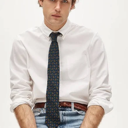 J.Crew Men's Slim Broken-In Organic Cotton Oxford Shirt