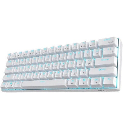 RK Royal Kludge RK61 Wired 60% Mechanical Gaming Keyboard RGB Backlit Ultra-Compact Hot Swappable