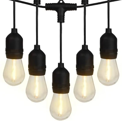 Pure Garden 50ft Outdoor String Lights