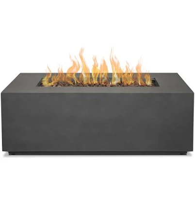 Real Flame Aegean 42" Rectangle Propane Fire Table