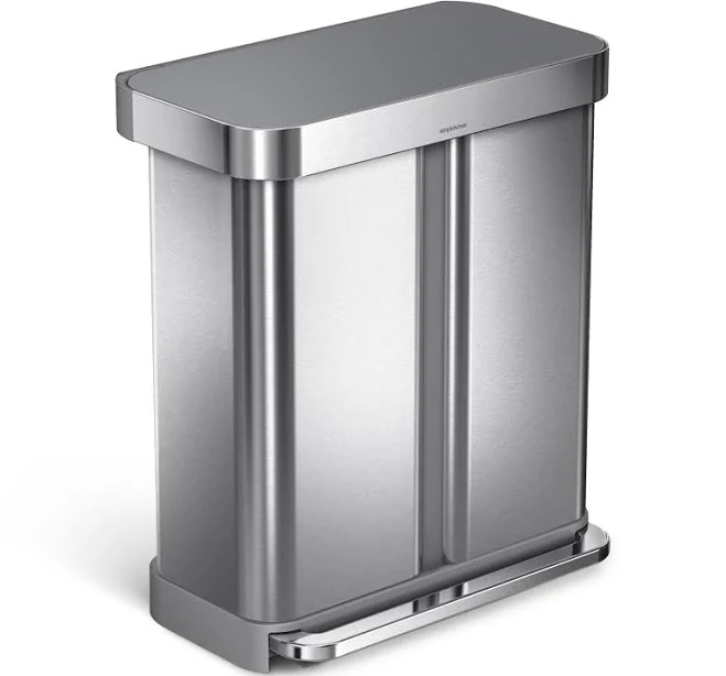 simplehuman Dual Compartment Trash Can
