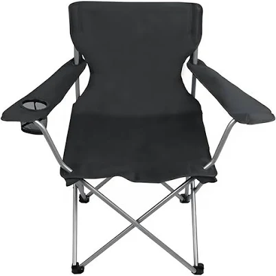Ozark Trail Folding Quad Camp Chair with Cup Holder