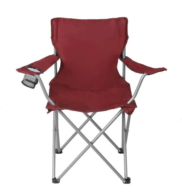 Ozark Trail Folding Quad Camp Chair with Cup Holder