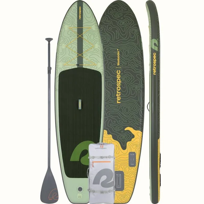 Retrospec Weekender Inflatable Stand Up Paddle Board
