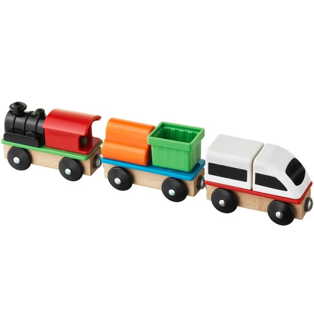 IKEA LILLABO 3-piece train set