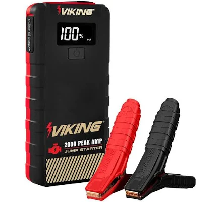 Viking 2000 Peak Amp Lithium-Ion Jump Starter and Power Bank