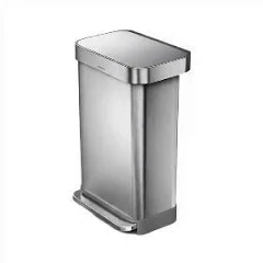 simplehuman 45L Rectangular Step Trash Can