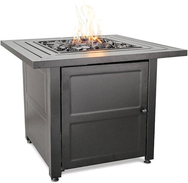 Uniflame Endless Summer 30" Square Propane Gas Outdoor Fire Table