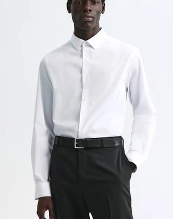 H&M Men's Slim Fit Easy-Iron Shirt