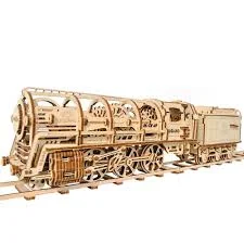 UGears Locomotive with Tender